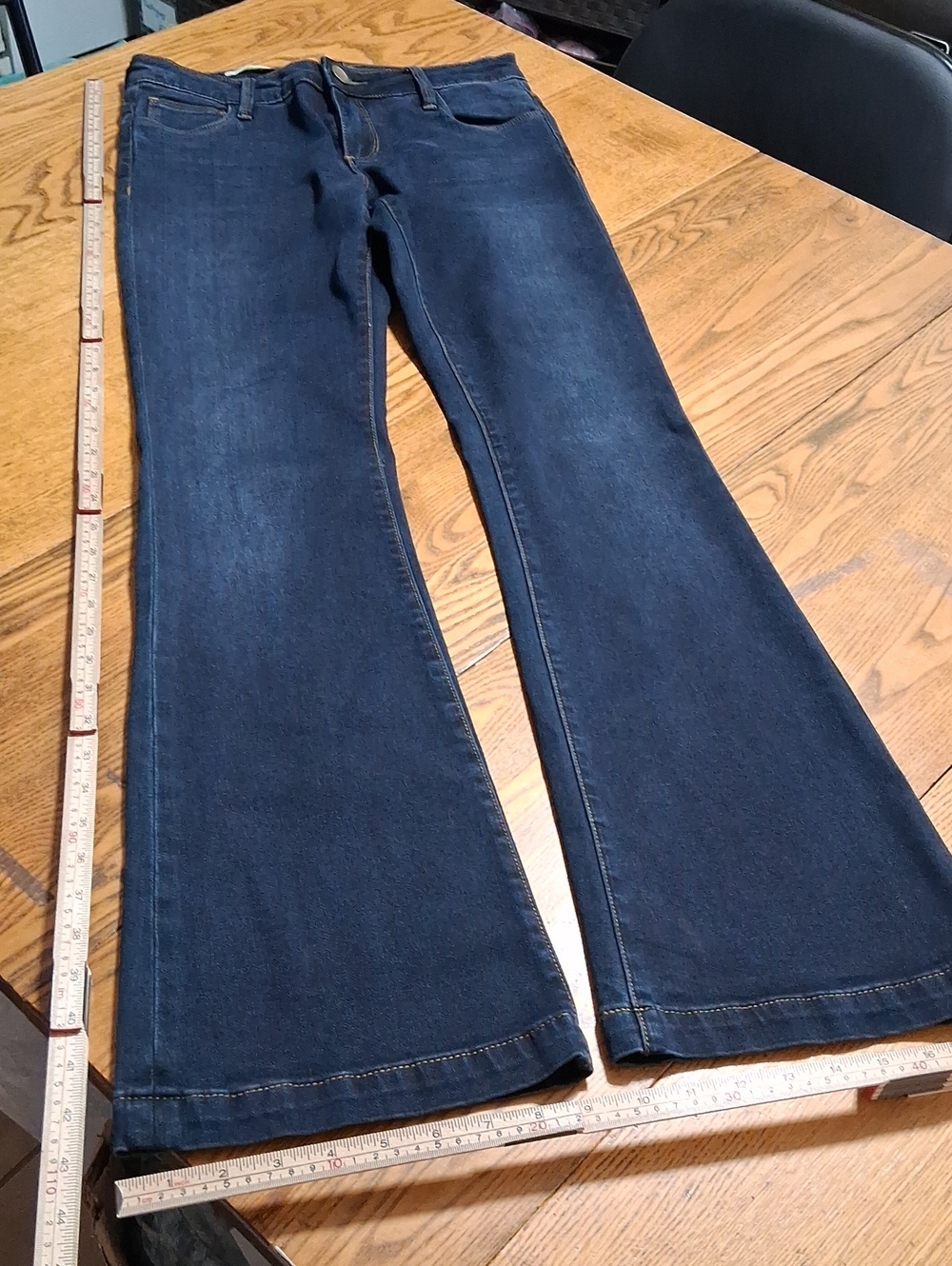 KUT FROM THE KLOTH Jeans Women 4 BLUECHRISSY Pants Used Boot Cut Kick FLARE